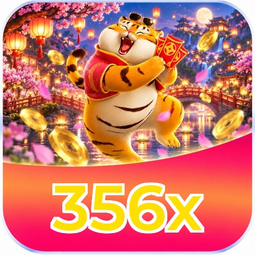Interface da plataforma 356x mostrando slots populares e bônus de boas-vindas